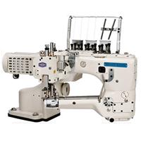 4-Needle Feed-off-the-arm Interlock Flatseaming Machine with Single-edge Fabric Trimmer